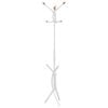 vidaXL Coat Stand White 176 cm Powder-coated Iron