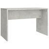 vidaXL Dressing Table Set with LED Concrete Grey Engineered Wood