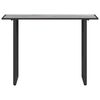 vidaXL Garden Table Grey 100 x 55 x 70 cm Wood