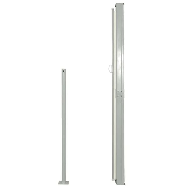vidaXL Retractable Side Awning 140 x 300 cm Cream
