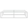 vidaXL Bed Frame without Mattress White 140x200 cm Metal