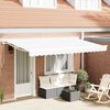 vidaXL Awning Replacement Fabric White 380 x 195 cm Polyester
