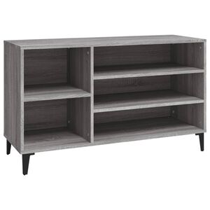 vidaXL Shoe Cabinet Grey Sonoma 102x36x60 cm Engineered Wood