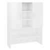 vidaXL Washing Machine Cabinet High Gloss White 70,5x25,5x90 cm