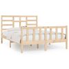 vidaXL Bed Frame without Mattress 140x200 cm Solid Wood Pine