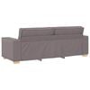 vidaXL Sofa Taupe 220 x 78 x 84 cm Fabric