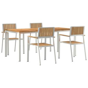 vidaXL Outdoor Dining Set 5 pcs 180 x 90 x 75 cm
