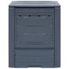 vidaXL Garden Composter Grey 60x60x73 cm 260 L