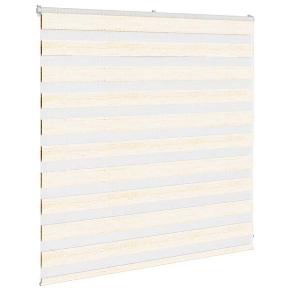 vidaXL Zebra Blind Marble Beige 150x100 cm Fabric Width 145.9 cm Polyester