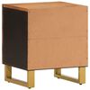 vidaXL Bedside Cabinets 2 pcs Brown and Black Solid Wood Mango