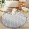 vidaXL Outdoor Carpet ARAKIL Grey Ø160 cm PP