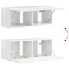 vidaXL TV Cabinet Set 5 pcs High Gloss White Engineered Wood