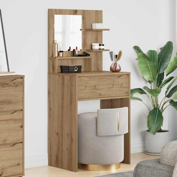 vidaXL Bedroom Dressing Tables Artisan Oak 80 x 39.6 x 135 cm