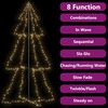 vidaXL Christmas Cone Tree 300 LEDs Indoor and Outdoor 120x220 cm