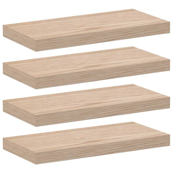 vidaXL Floating Shelves 4 pcs 50x23.5x4 cm Engineered Wood