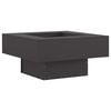 vidaXL Fire Bowl Black 80 x 80 x 40 cm Weathering Steel