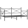 vidaXL Day Bed without Mattress Black 107x203 cm Steel