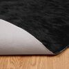vidaXL Faux Sheepskin Rug Tafalla Black &Oslash; 200 cm Polyester
