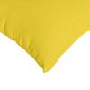 vidaXL Sofa Pillows 2 pcs Light Yellow 50 x 30 cm Fabric