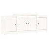 vidaXL Sideboard White 164x37x68 cm Solid Wood Pine