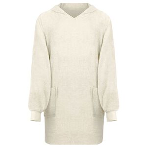 vidaXL Blanket Hoodie KINN Cream L Cotton