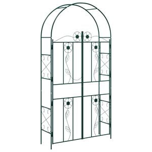 vidaXL Garden Arch Plain Green 115 x 37 x 226 cm