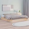vidaXL Bed Frame without Mattress 180x200 cm Super King Super King Size Solid Wood
