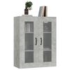 vidaXL Hanging Wall Cabinet Concrete Grey 69.5x34x90 cm