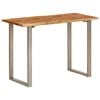 vidaXL Dining Table 110x50x76 cm Solid Wood Acacia