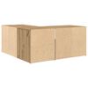 vidaXL Corner Cabinet Artisian Oak 160x40x45 cm Engineered Wood