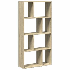 vidaXL Bookcase Sonoma Oak 60x20x120.5 cm Engineered Wood