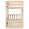 vidaXL Bunk Bed 75x190 cm Solid Wood Pine