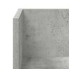 vidaXL Wall Shelves 2 pcs Concrete Grey 100x16.5x16.5 cm Engineered Wood