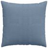 vidaXL Sofa Pillows 2 pcs Blue 80 x 80 cm Corduroy Fabric