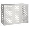 vidaXL Air Conditioner Cover Silver 110 x 50 x 80 cm Stainless steel