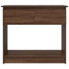 vidaXL Console Table with Drawers Brown Oak 85.5x38.5x74.5 cm