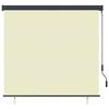 vidaXL Outdoor Roller Blind 160x250 cm Cream