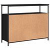 vidaXL Sideboard Black 100x35x80 cm Engineered Wood