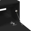 vidaXL Sink Cabinet Black 40x37x59 cm Engineered Wood