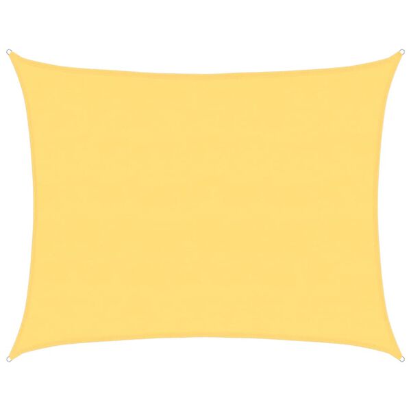 vidaXL Sunshade Sail 160 g/m² Beige 6x7 m HDPE