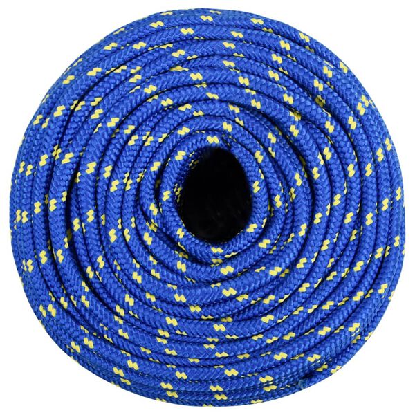 vidaXL Boat Rope Blue 10 mm 500 m Polypropylene