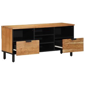 vidaXL TV Units Solid Acacia Wood 100 x 33.5 x 46 cm Engineered wood
