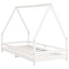 vidaXL Kids Bed Frame White 90x190 cm Solid Wood Pine