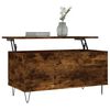 vidaXL Coffee Table Smoked Oak 90x44.5x45 cm Engineered Wood