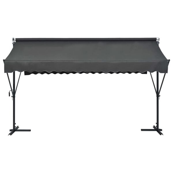 vidaXL Free Standing Awning 400x300 cm Anthracite
