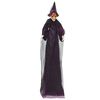 vidaXL Halloween Talking Witch Purple 216 x 125 cm Polyester