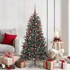 vidaXL Artificial Christmas Tree with 150 LEDs with Stand Green 150 cm