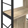 vidaXL Bookshelf Sonoma Oak 75 x 30 x 123.5 cm Engineered Wood