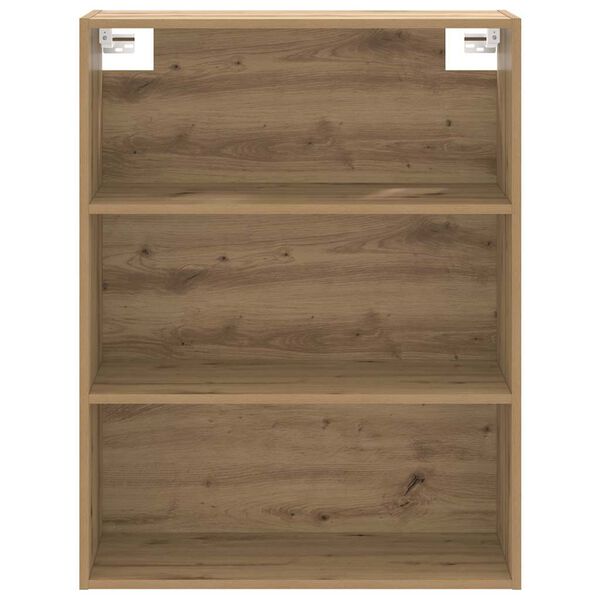 vidaXL Hanging Wall Cabinet Artisan Oak 69.5x32.5x90 cm
