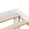 vidaXL Bed Frame with Headboard without Mattress White 100x200 cm